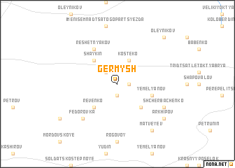 map of Germysh