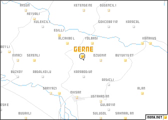 map of Gerne