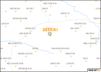 map of Gerniki