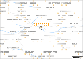 map of Gernrode