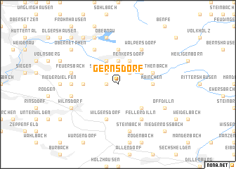 map of Gernsdorf