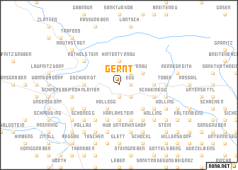 map of Gernt