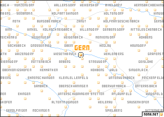 map of Gern