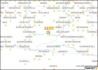 map of Gern