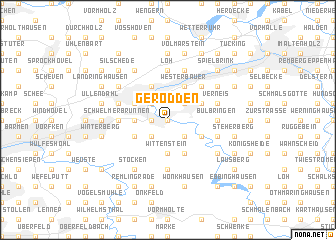 map of Gerodden