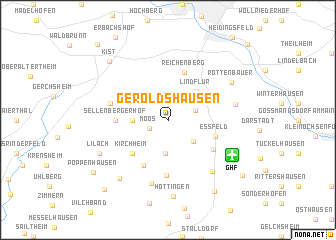 map of Geroldshausen