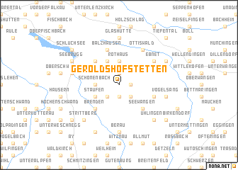 map of Geroldshofstetten