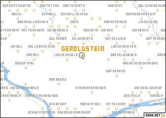 map of Geroldstein