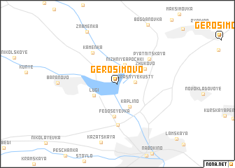 map of Gerosimovo