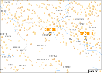 map of Gerovi