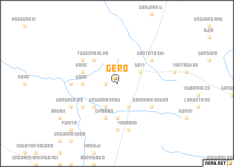 map of Gero