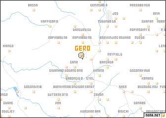 map of Gero