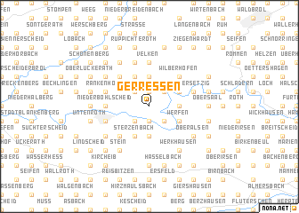 map of Gerressen