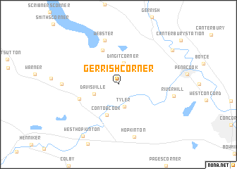 map of Gerrish Corner