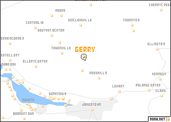 map of Gerry