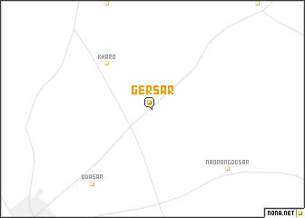 map of Gersar