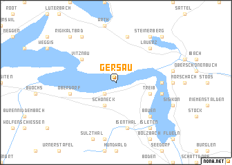 map of Gersau