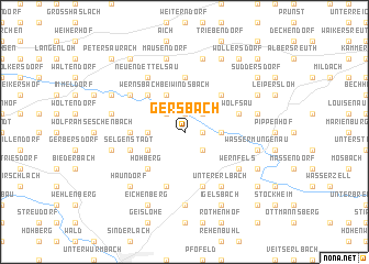 map of Gersbach