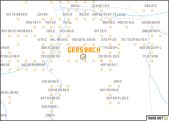 map of Gersbach