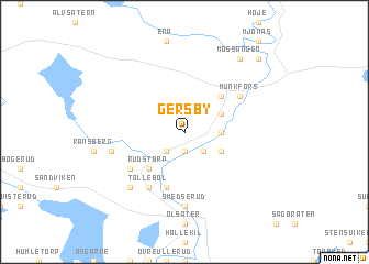 map of Gersby