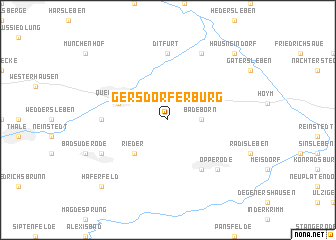 map of Gersdorfer Burg