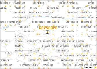 map of Gersdorf