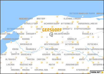 map of Gersdorf