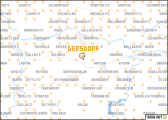 map of Gersdorf