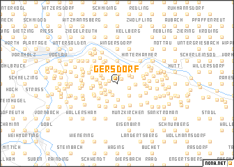 map of Gersdorf