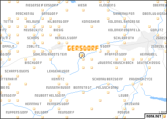 map of Gersdorf