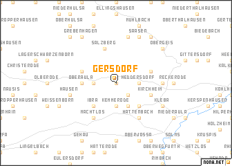 map of Gersdorf