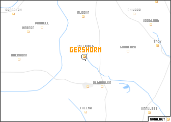 map of Gershorm