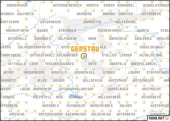 map of Gerstau