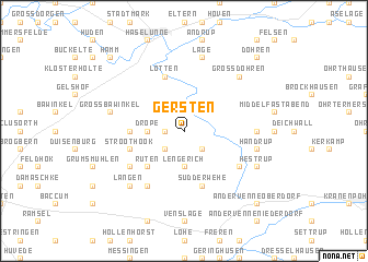 map of Gersten