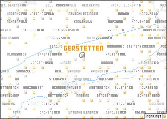 map of Gerstetten