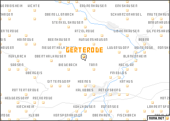 map of Gerterode