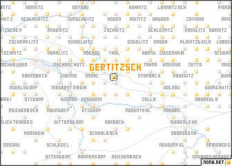 map of Gertitzsch