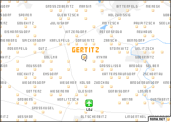 map of Gertitz