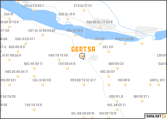 map of Gertsa