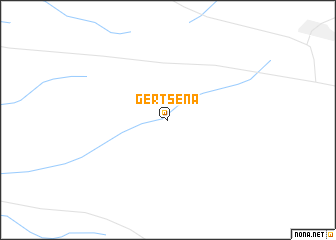 map of Gertsena