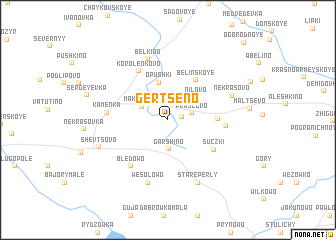 map of Gertseno