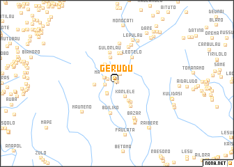 map of Gerudu