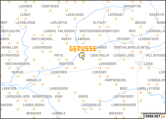 map of Gérusse