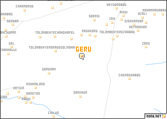 map of Gerū