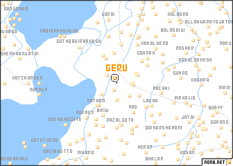 map of Geru