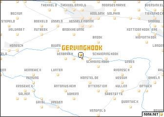 map of Gervinghook