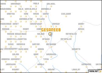 map of Gesareeb