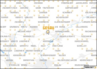 map of Gesau