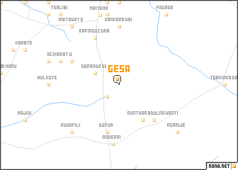 map of Gesa