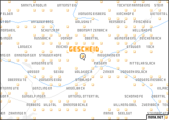 map of Gescheid